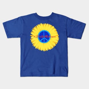 Stand with Ukraine Kids T-Shirt